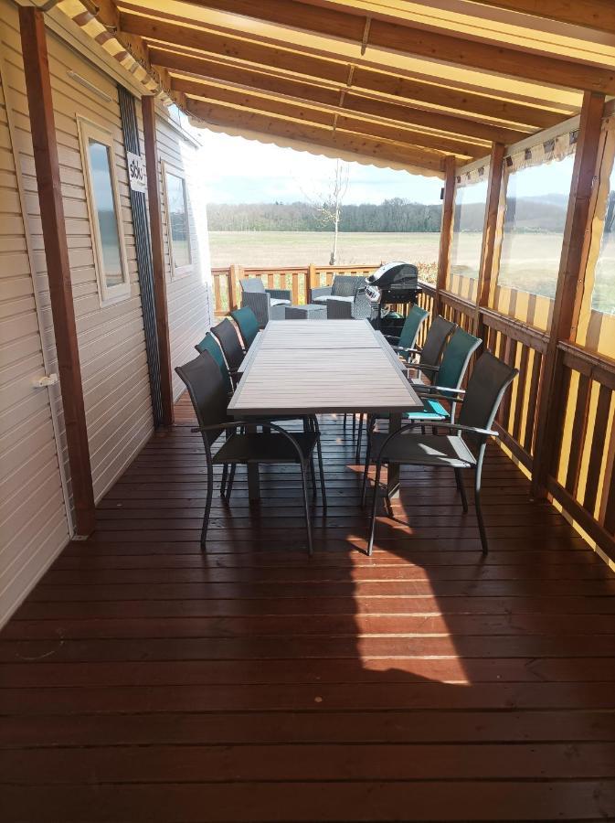 Mobil Home Le Galland De Dugny Онзен Экстерьер фото